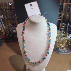 Vibrant Multicolor Beaded Necklace
